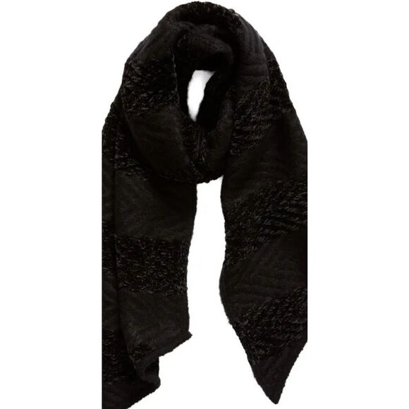 Rebecca Minkoff Block Yarn Muffler Scarf - Picture 2 of 12